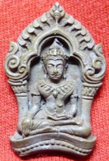 พระยอดขุนพล รุ่นแรก หลวงพ่อสาคร วัดหนองกรับ พิมพ์เล็กเนื้อสัมฤทธิ์