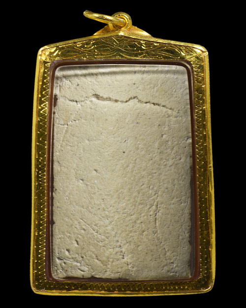 พระสมเด็จบางขุนพรหม พิมพ์ฐานคู่ 2509 สภาพสวย+เลี่ยมทอง+บัตรรับรองครับ