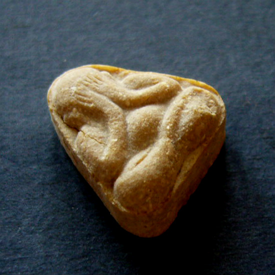 T8 พระปิดตานะมิ หลวงปู่สี วัดถ้ำเขาบุญนาค เนื้อผง ปี2517 #6