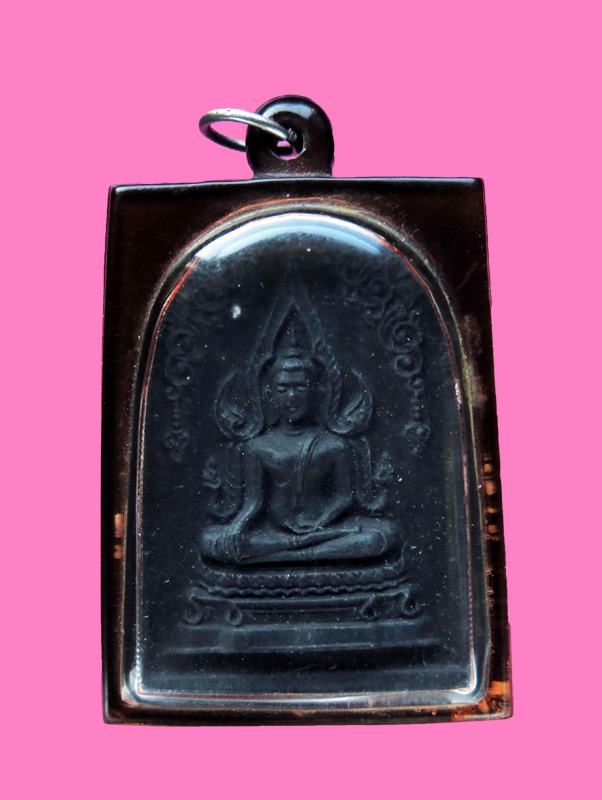 พระพุทธชินราช เนื้อผงน้ำมันผสมใบลาน หลวงพ่อกวย ออกวัดราชนัดดา กทม