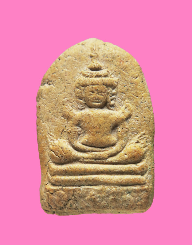 พระผงกระดูกผี พิมพ์พระแก้วมรกต หลวงปู่บุญ วัดโคกสวาย โคราช